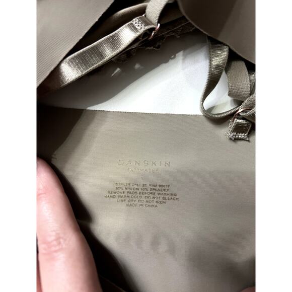 Danskin Taupe Bralette Women's Size Small Super Soft Band Padded - Picture 5 of 6